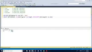 String data types in SQL