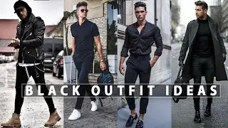 all black outfits for men || mens outfit ideas || most attractive outfit