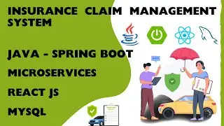 Insurance Claim Management System Project using Spring Boot and React JS | Spring Boot Microservices