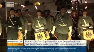 Großer Zapfenstreich „60 Jahre Bundeswehr“