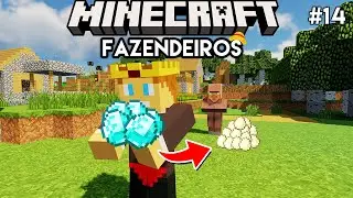 GANHEI DIAMANTE VENDENDO OVOS - Minecraft Fazendeiros #14