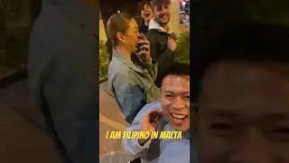 I am Filipino in Malta of course! 