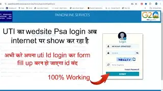 UTI PAN CARD SITE SOLVE PROBLEM 100% | WEBSITE WORKING 100% #utiserverissue #UTIPANCARD #utiitsl