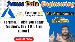 Wish You Happy Teacher's day | Mr. Arun Kumar | @ArunKumar_DE