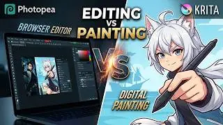 Photopea vs Krita - Editing vs Painting Explained