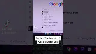 "The Last of Us" easter egg works on desktop and mobile. #thelastofus #googleeastereggs