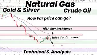 Natural Gas Entry Confirmation| Hit Anchor Resistance | Gold | Silver|Crude Oil | Technical analysis