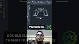 Easily Draw Round Stair in AutoCAD #cadsoftware #staircase #autocad #viral #civilengineering