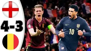 England vs Belgium 4-3: Full Highlights with My Insane Reaction!
