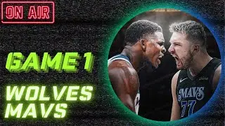 GAME 1 | WCF | 🐺 Timberwolves vs Mavericks 🐎  LIVE POSTGAME #timberwolves #mavericks
