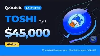 YENİ STARTUP AİRDROP 45 000 DOLARDAN PAYINI AL GATE AİRDROP #Gateio #GateioStartup #Airdrop #TOSHI