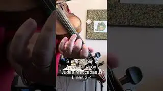 Chorus from Judas Maccabaeus Lines 3-4 | Suzuki Violin 2