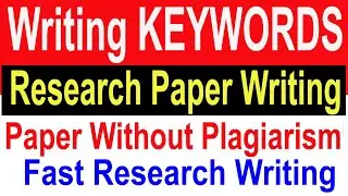 Writing Keywords in Research Paper | Fetching Keywords from Research Paper