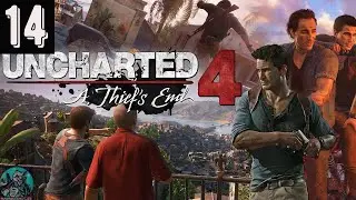Прохождение игры Uncharted 4:Путь вора, на Русском языке, пк версия.#14 Падение Эвери.