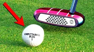 The WORLD'S Hardest Ball To PUTT!!!