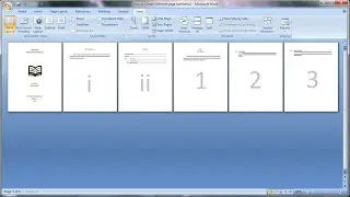 Belajar microsoft word 2007 |Cara Membuat Page Number atau Nomor Halaman Makalah Berbeda