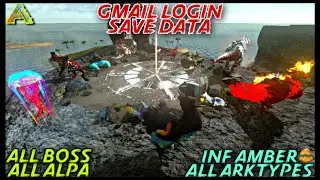 ARK MOBILE UNLIMITED AMBER GMAIL LOGIN SAVE DATA | Alpha Dinosaur + Boss