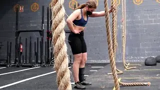 CROSSFIT SIN EDITAR | wod BikeErg, sandbag, rope climb, double unders