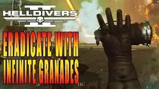 HELLDIVERS 2 | FUN ERADICATE WITH INFINTE GRANADES GLITCH