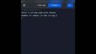 Day 14 of series|| How to write a c++ program to count the number of vowels in a string.