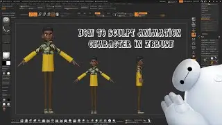 how to sculpt stylized animation character in zbrush