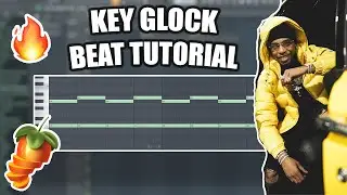 How To Hard Beats For Key Glock | FL Studio 20 Melody Tutorial