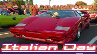 Italian Day ay Portland cars and Coffee