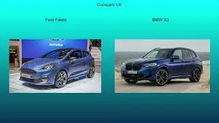 2017 Ford Fiesta vs 2022 BMW X3 - Technical Data Comparison
