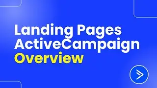 Landing Pages ActiveCampaign Overview (ActiveCampaign Page Builder)