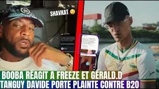 Booba Réagit a l'affaire Freeze Corleone contre Gerald.D et Tacle Tanguy Davide !