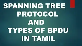 Spanning Tree Protocol-Types of Bridge Protocol Data Units