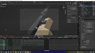 Roblox AK-47 animation in blender