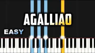 Emmanuel Iren - Agalliao ft Nathaniel Bassey | EASY PIANO TUTORIAL BY Extreme Midi