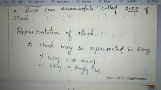 CST201(Mod3_11): Linked List representation of Stack - PUSH operation