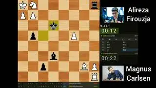 Shot on iPhone chess meme. Carlsen vs Firouzja, bullet in chess./// Карлсен - Фируджа, супер-зевок!