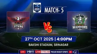 LIVE - Pulwama Titans vs Patnitop Warriors - Indian Heaven Premier League 2025, Srinagar | DD Sports