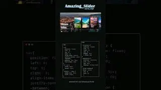 Amazing modern image slider using html and css #html5 #css3 #webdesign #ui #ux #coding #webapp