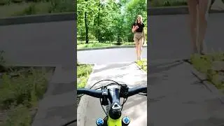 городской спуск #велосипед #mtb