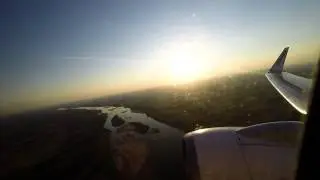 Warsaw Modlin (WMI) Taxi and Takeoff 737-800 NG
