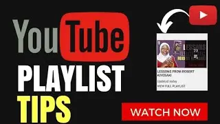YOUTUBE PLAYLISTS TIPS | USE PLAYLISTS FOR MORE VIEWS, WATCH TIME