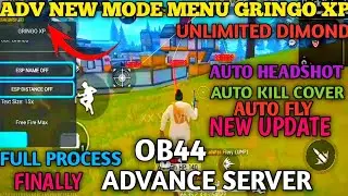 FREE FIRE ADVANCE SERVER AUTO KILL MOD MENU OB44 || FF ADVANCE SERVER HEADSHOT HACK OB44