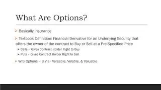 Xtrades Option Seminar #1 - ER Calendar Spreads + Option Basics w/TimeHawk