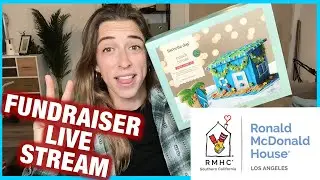 BUILDING A GINGERBREAD HOUSE! - Fundraiser Live stream