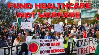 Global March For Rafah UC San Diego Hospital