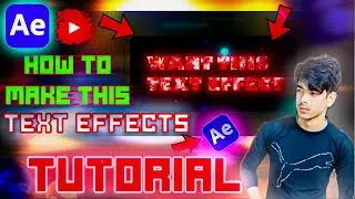 How to make blood text effect in After effects || SHAHABU