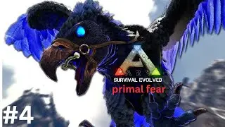 DAY 5 CHAOS!  in ARK  primal fear hard to survive 