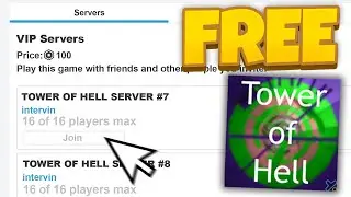 ROBLOX TOWER OF HELL FREE VIP SERVERS! 2020