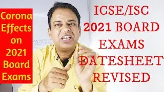 BIG NEWS: ICSE/ISC 2021 Datesheet Changed😮 | REVISED Timetable | Board Exam on 4th May !Results 2021