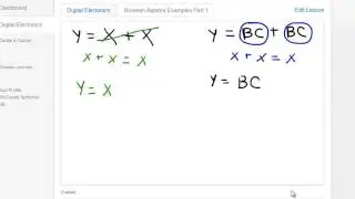 Boolean Algebra Examples Part 1