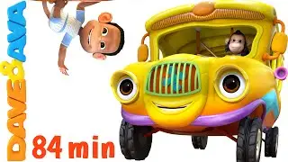 Wheels on the Bus | Nursery Rhymes Collection | YouTube Nursery Rhymes from Dave and Ava